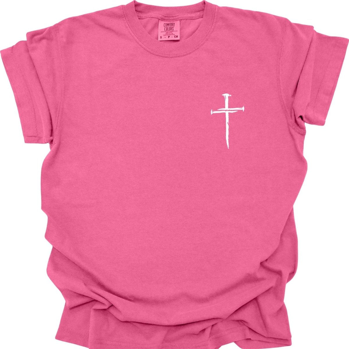 Three Nail Cross Women's Christian T Shirt (Multiple Colors) T-Shirt