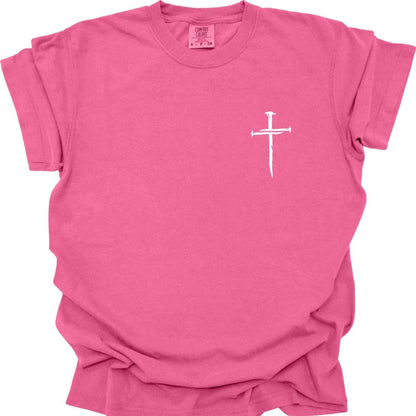 Three Nail Cross Women's Christian T Shirt (Multiple Colors) T-Shirt