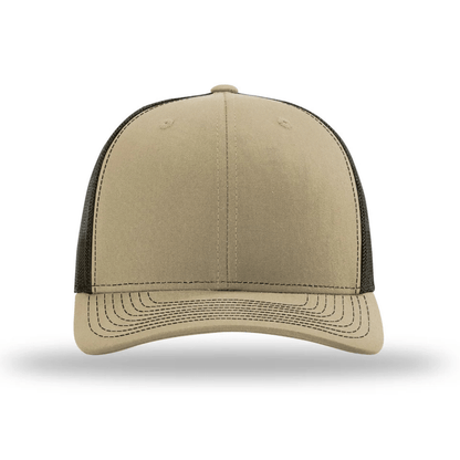 We The People 1776 Skull Patriotic Side Leather Patch Hat Khaki/Brown Patch Hat