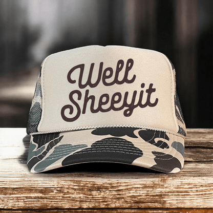 Well Sheeyit Sassy Southern Country Summer Classic Foam Trucker Hat Trucker Hat