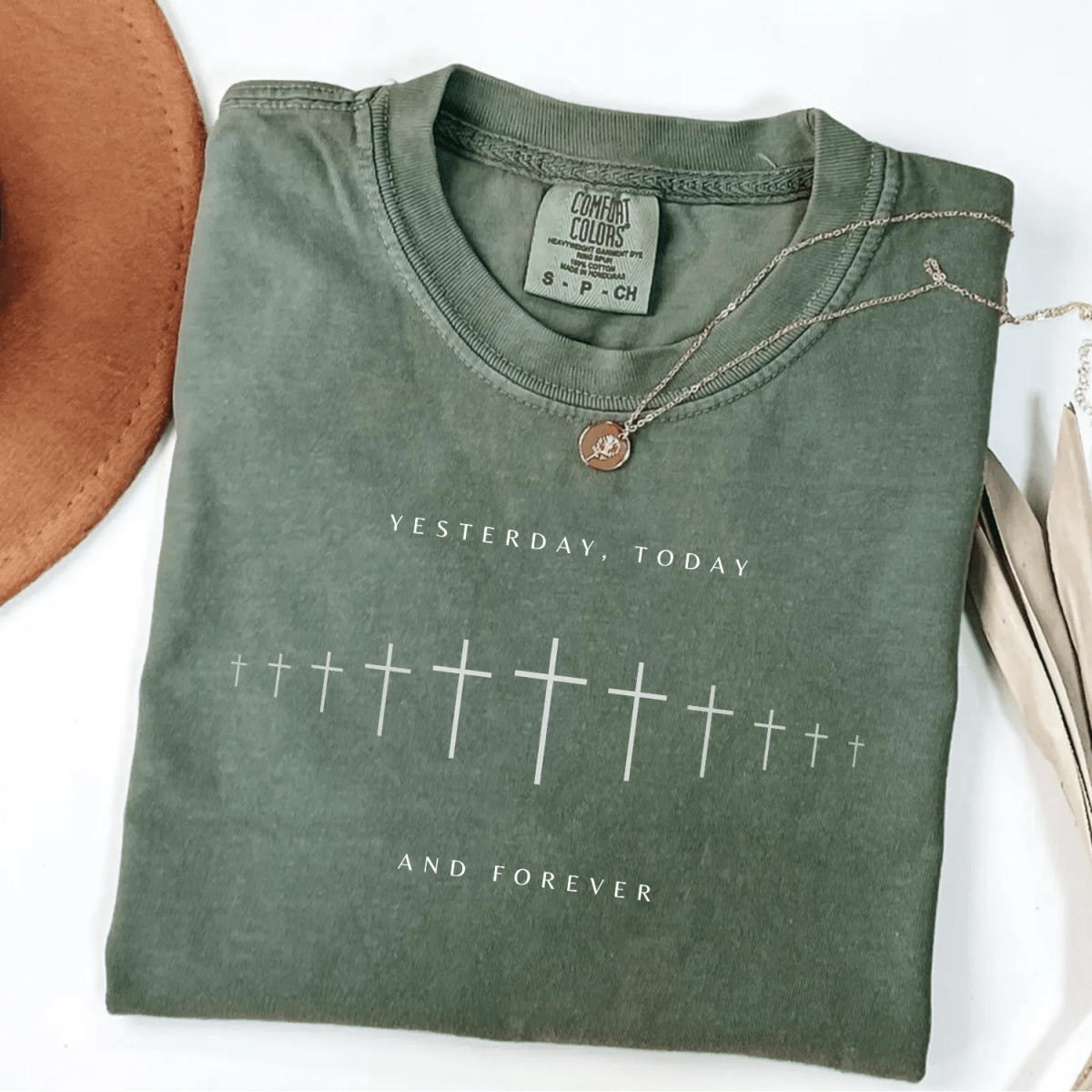Yesterday, Today and Forever Christian Faith Graphic Jesus T-Shirt T-Shirt