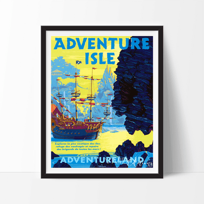 Adventure Isle, Disneyland Poster Print - VividEditions
