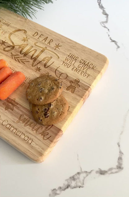 Personalized Santa Cookie Tray Board