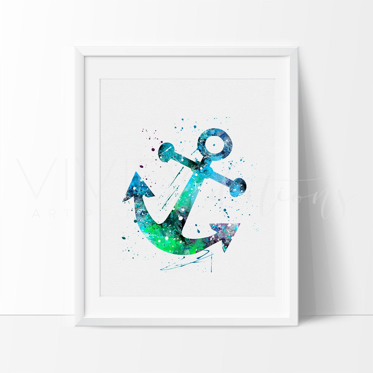 Boat Anchor Print - VividEditions