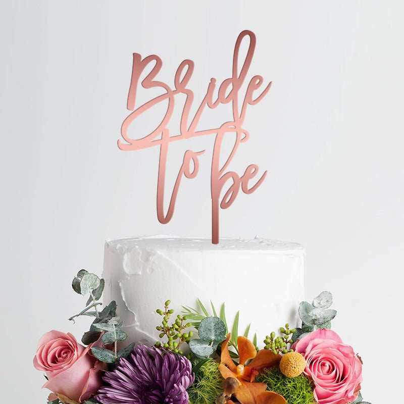 Bride To Be Engagement Cake Topper Cake Topper - VividEditions