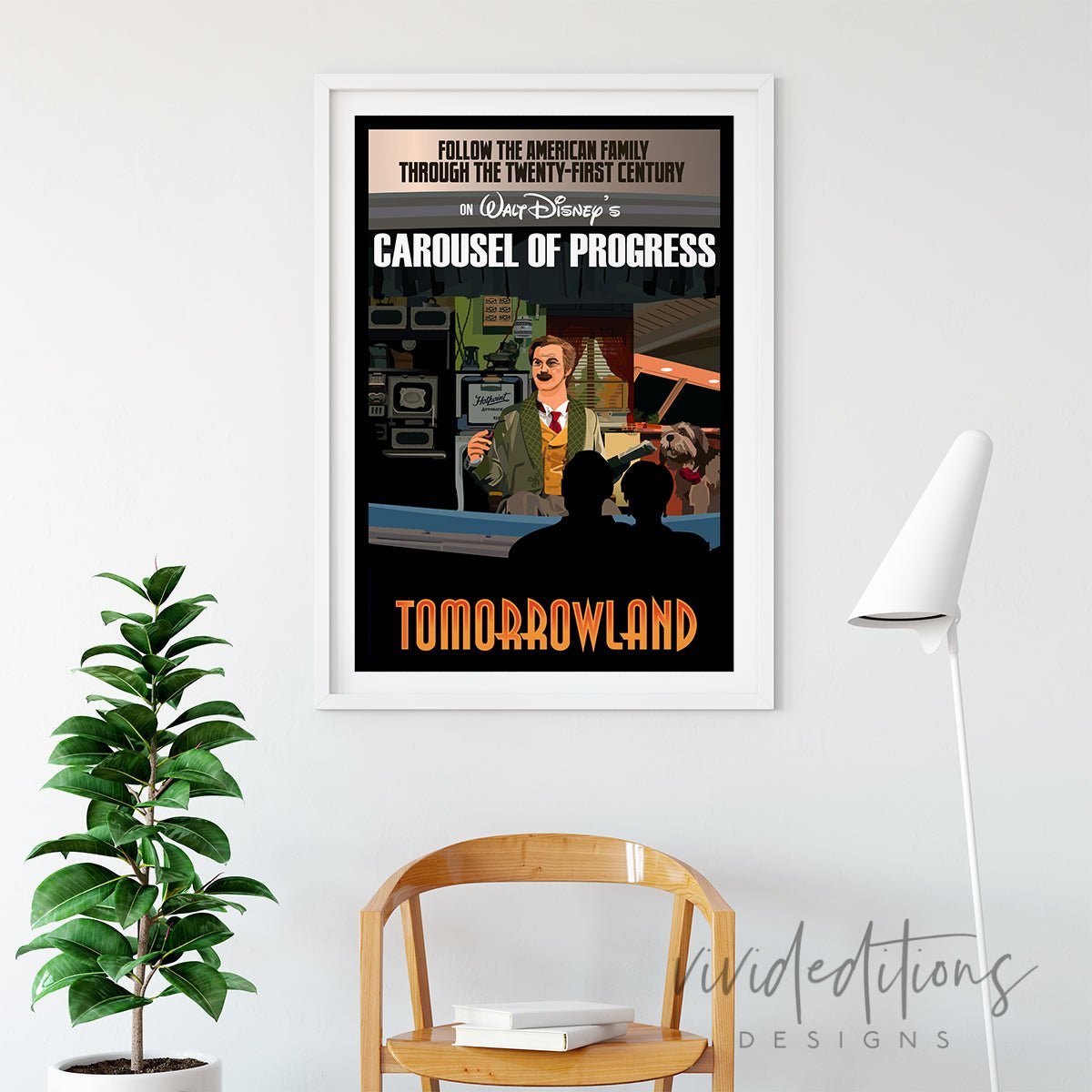 Carousel of Progress 2, Disneyland Poster Print - VividEditions
