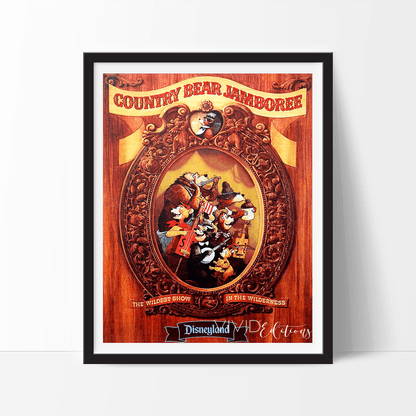 Country Bear Jamboree, Disney World Poster Print - VividEditions