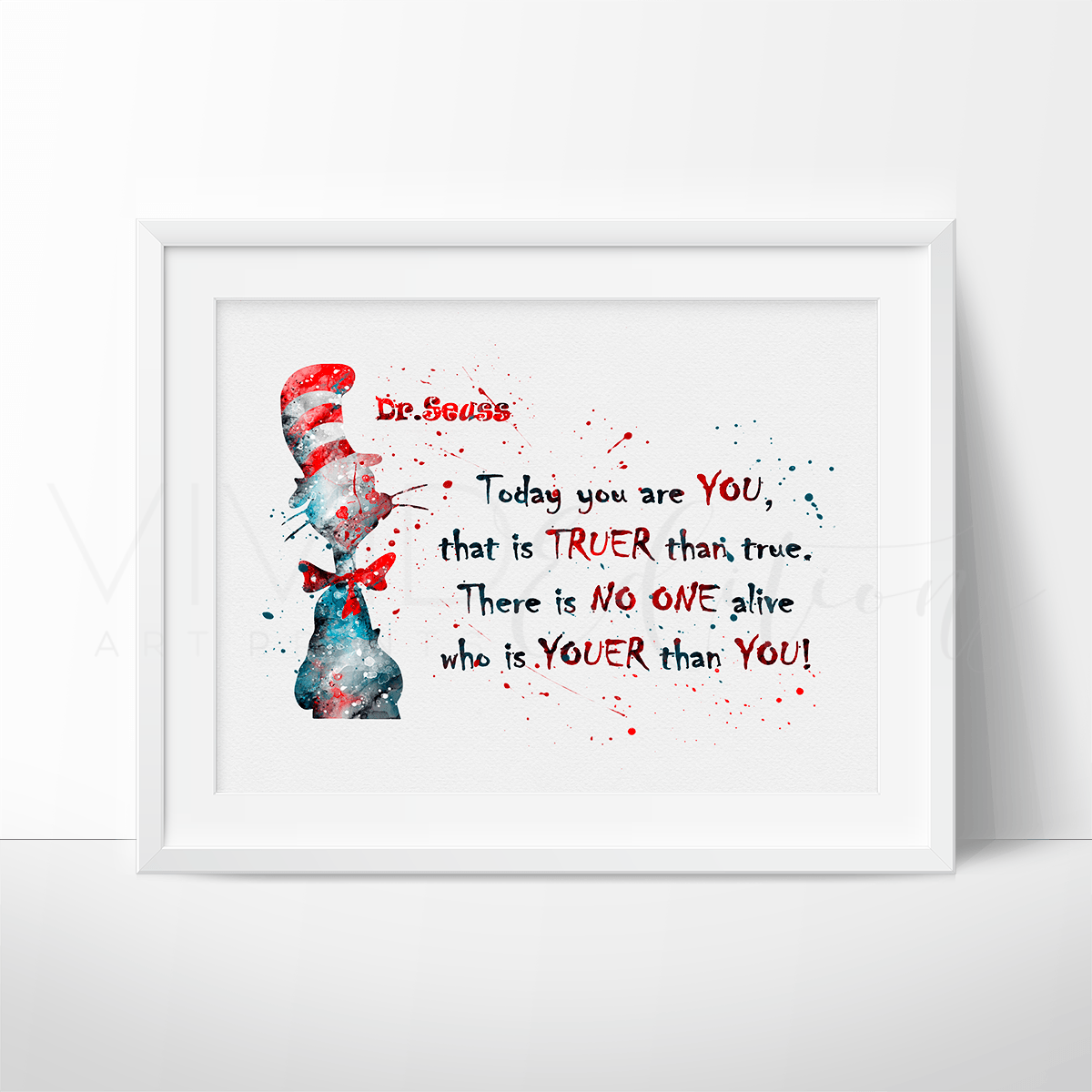 Dr. Seuss Quote 4 Print - VividEditions