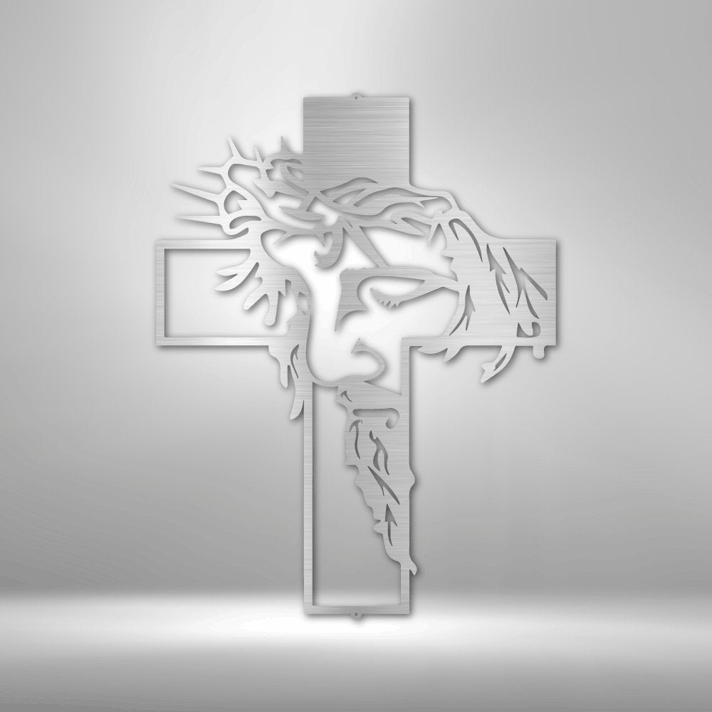 Faith Christ Cross - Metal Sign Steel Sign - VividEditions