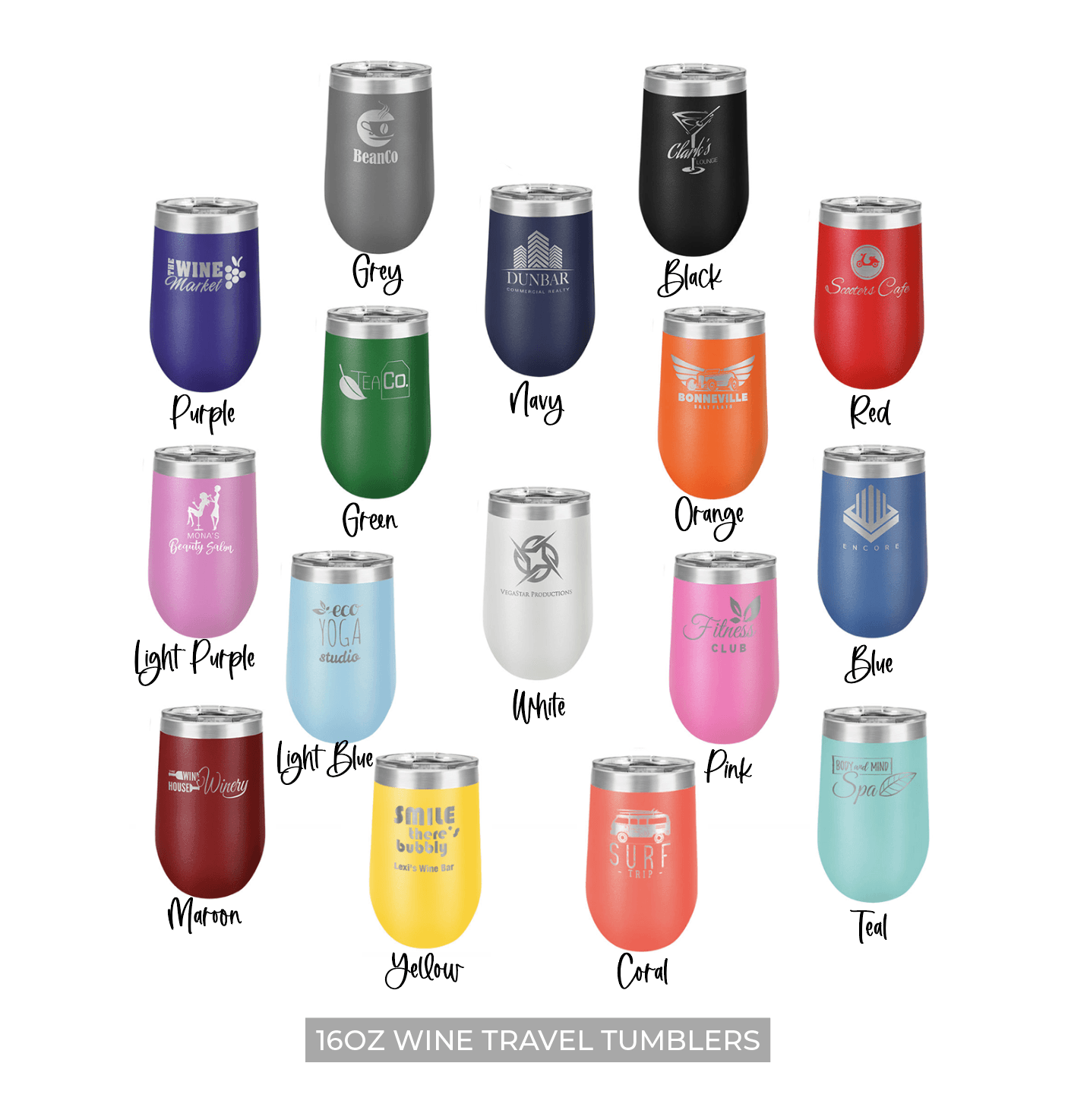 "Not Perfect Just Forgiven" Engraved Travel Wine Tumbler - 16oz (16 color options) Tumblers - VividEditions