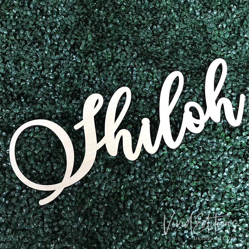 Personalized Name Sign, Premium Birch Wood - VividEditions