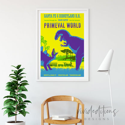 Primeval, Disneyland Poster Print - VividEditions