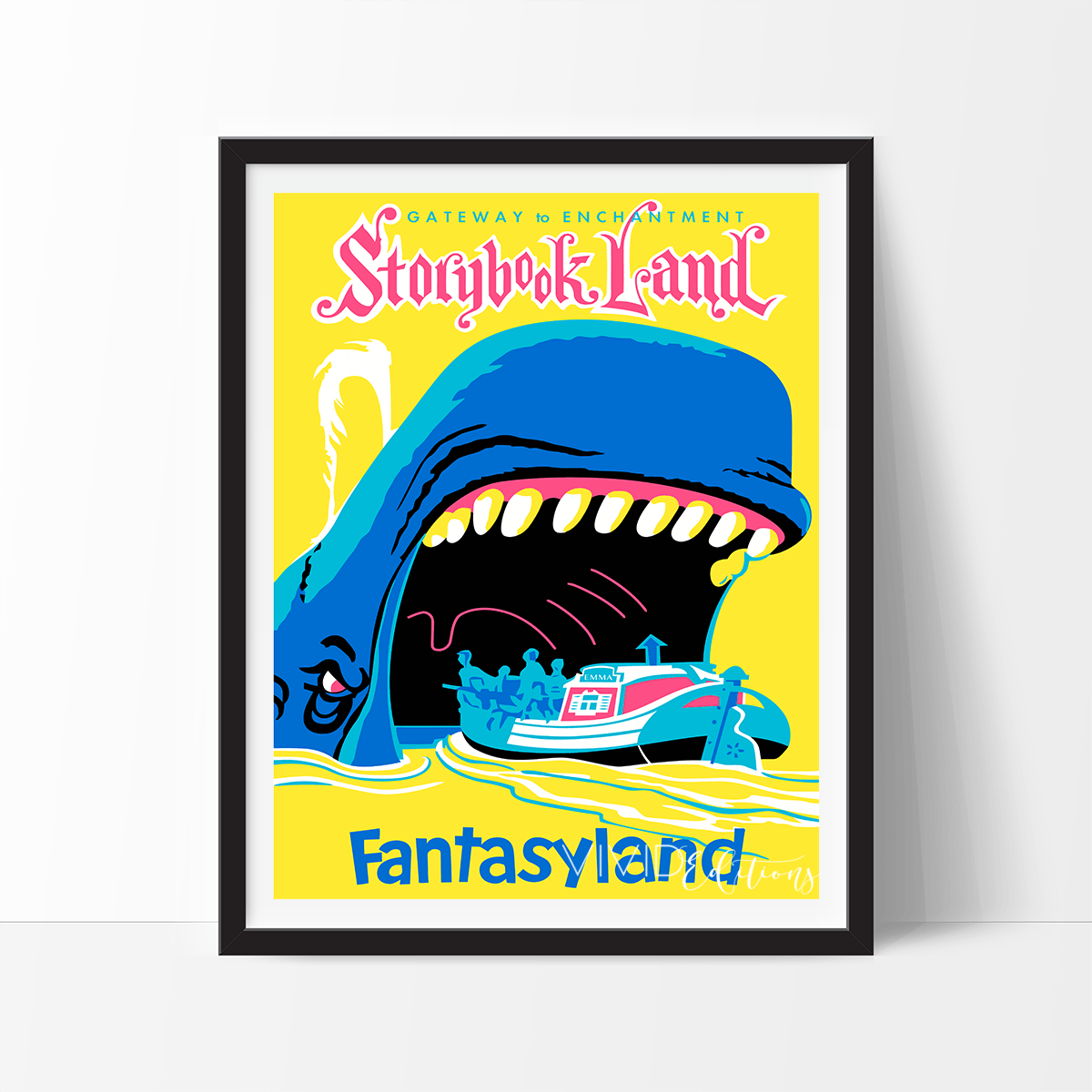 Storybook Land, Disneyland Poster Print - VividEditions